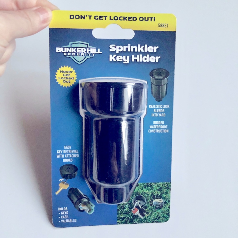 3/$15 NEW BUNKER HILL SECURITY Sprinkler Key Hider Black, 1 Hider